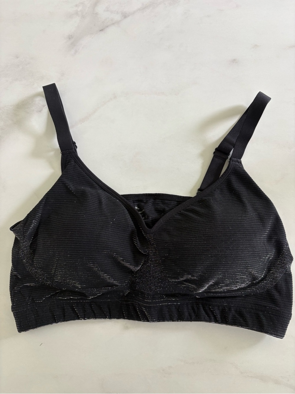 Black Wireless Comfort Bralette - SHIMMER Women Intimates SZ-XL